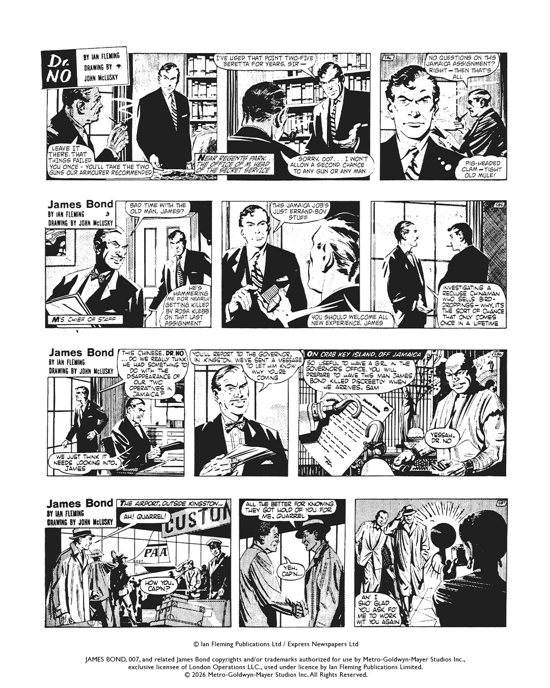 260323-Titan-Ian Fleming James Bond Signature Comic Strip Collection Vol 1 3