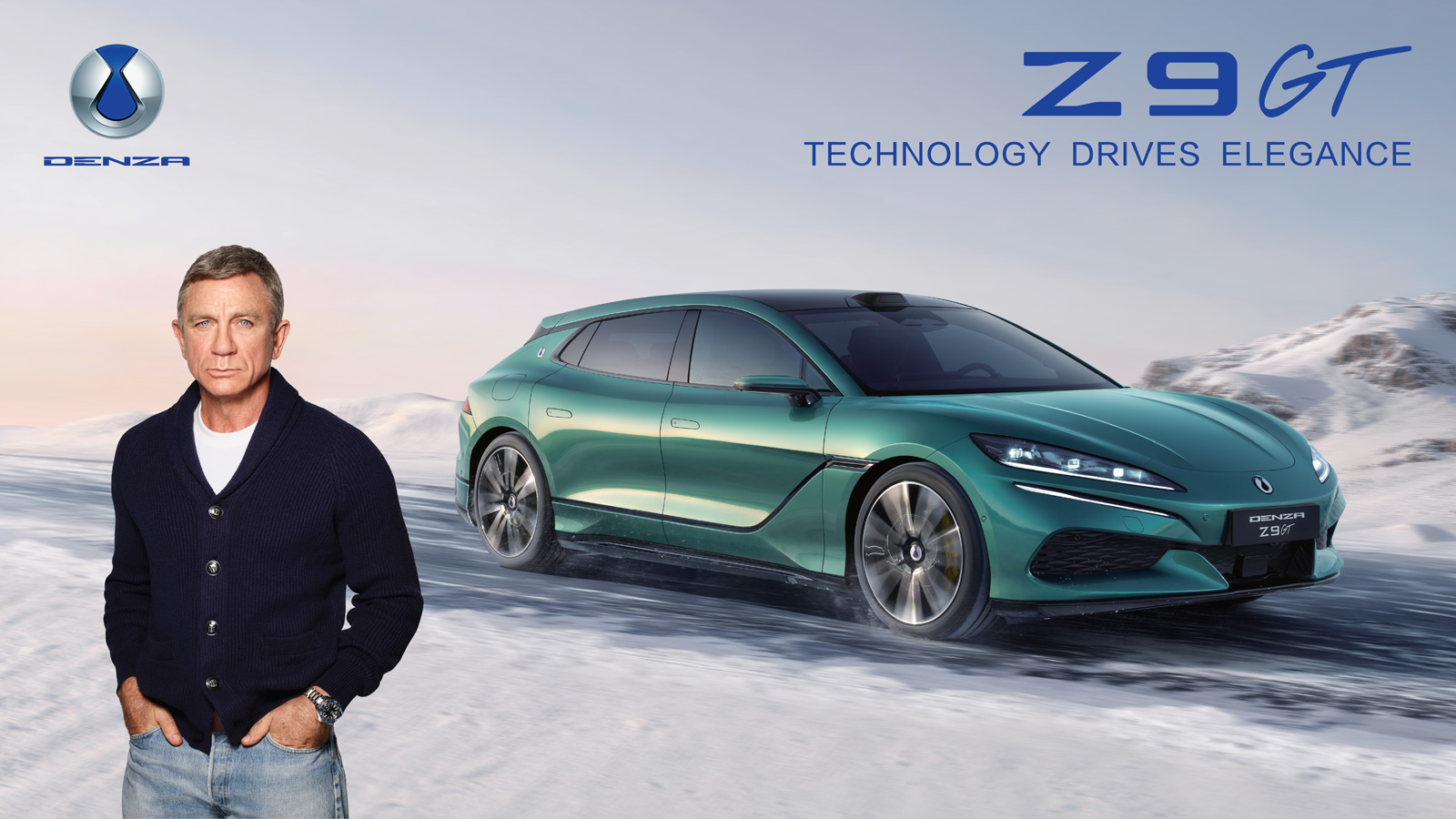 Daniel Craig new brand ambassador for Chinese EV brand DENZA Z9 GT
