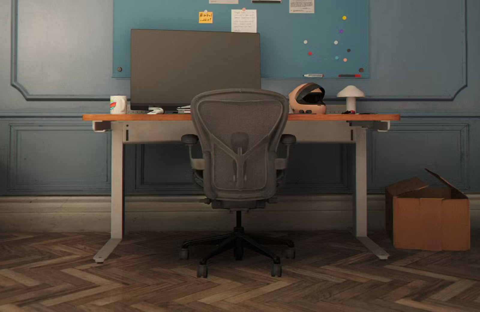 Herman Miller Aeron Gaming Chair in 007 First Light