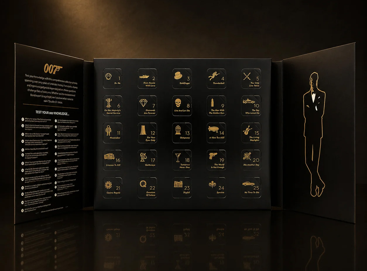 James Bond Chocolate Advent Calendar 2026 Charbonnel open