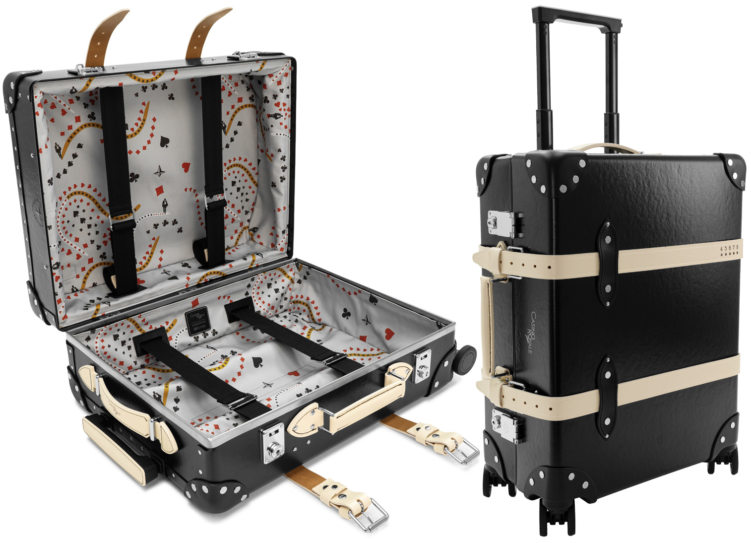 Globe-Trotter 20 years of Casino Royale Trolley Case Ivory Black