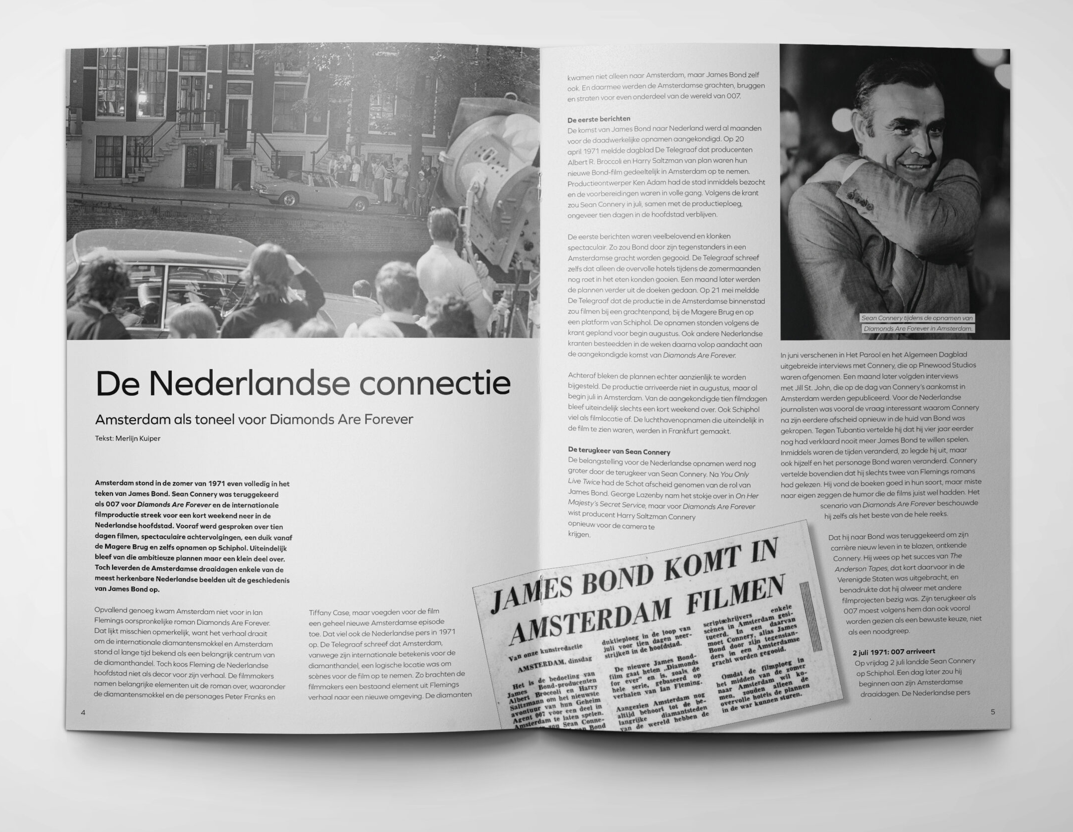 Bondesque Magazine #13 now available to order Dutch Connection story
