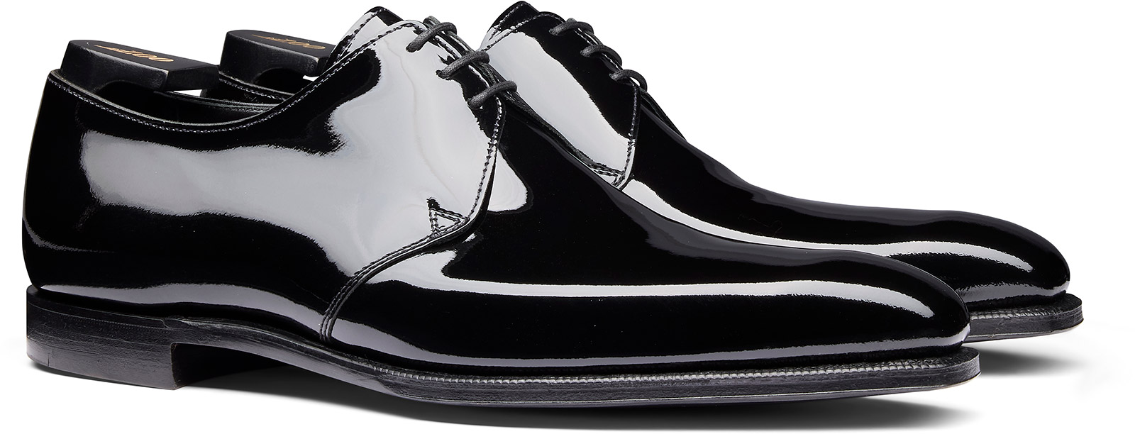 Crockett & Jones Highbury Black Patent Casino Royale