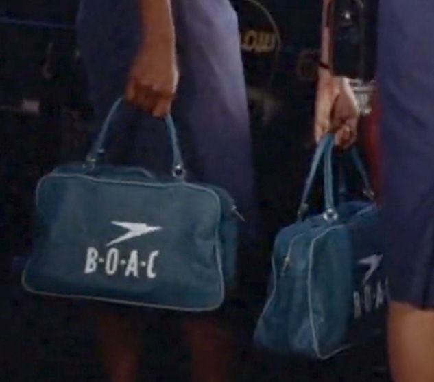 Vintage boac sales flight bag