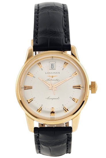 Longines conquest cheap heritage gold