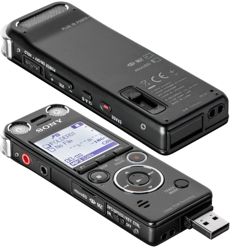 Sony ICD-SX1000 16GB Voice Recorder | Bond Lifestyle