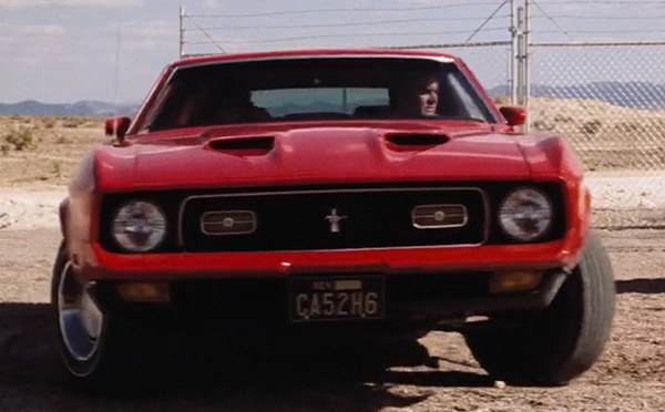 1971 Ford Mustang Mach 1 Red James Bond 007 "Diamonds are Forever" Movie 1/18 
