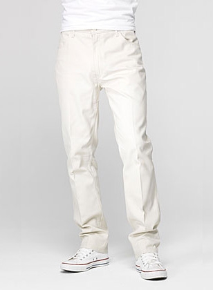 cream levi jeans