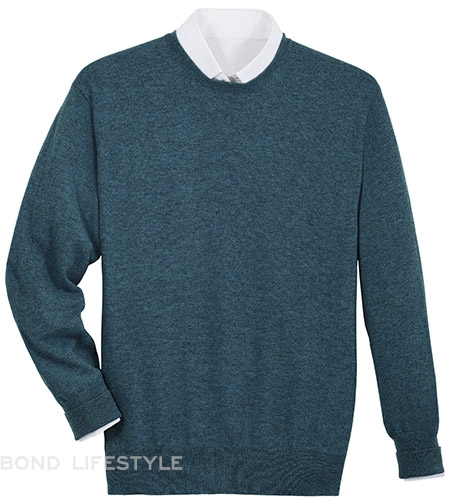 N.Peal Oxford Round Neck cashmere sweater Bond Lifestyle