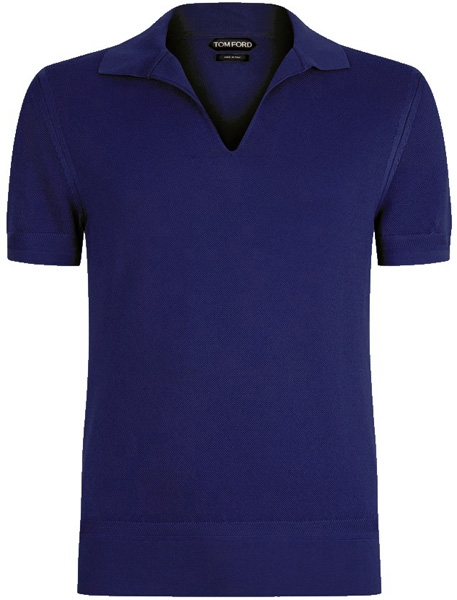 Tom Ford Navy Polo Shirt Bond Lifestyle