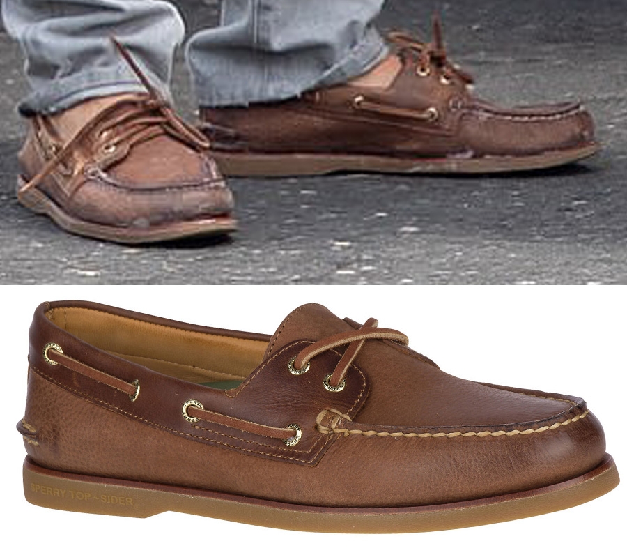 sperry slip on boat shoes