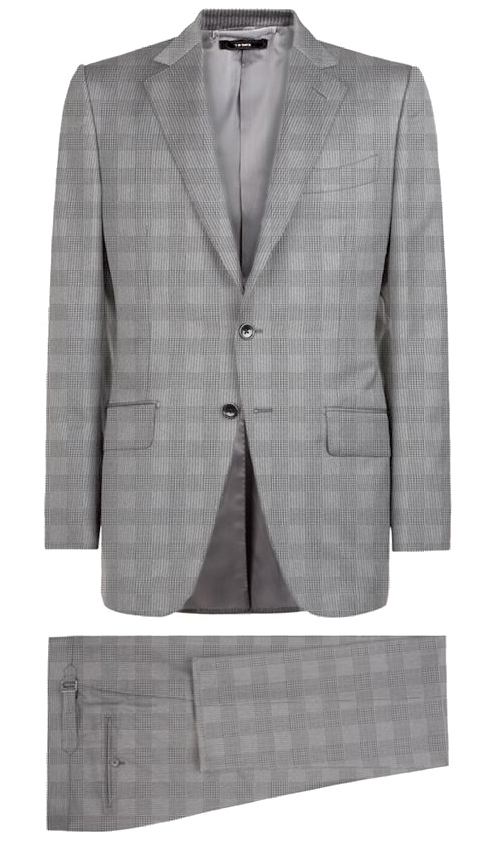 Tom Ford O'Connor Grey Prince of Wales Suit | Bond Lifestyle