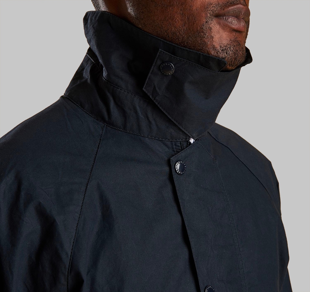 barbour engineered garments graham waxed cotton jacket