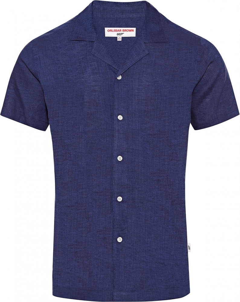 Orlebar Brown Thunderball Blue Shirt Bond Lifestyle