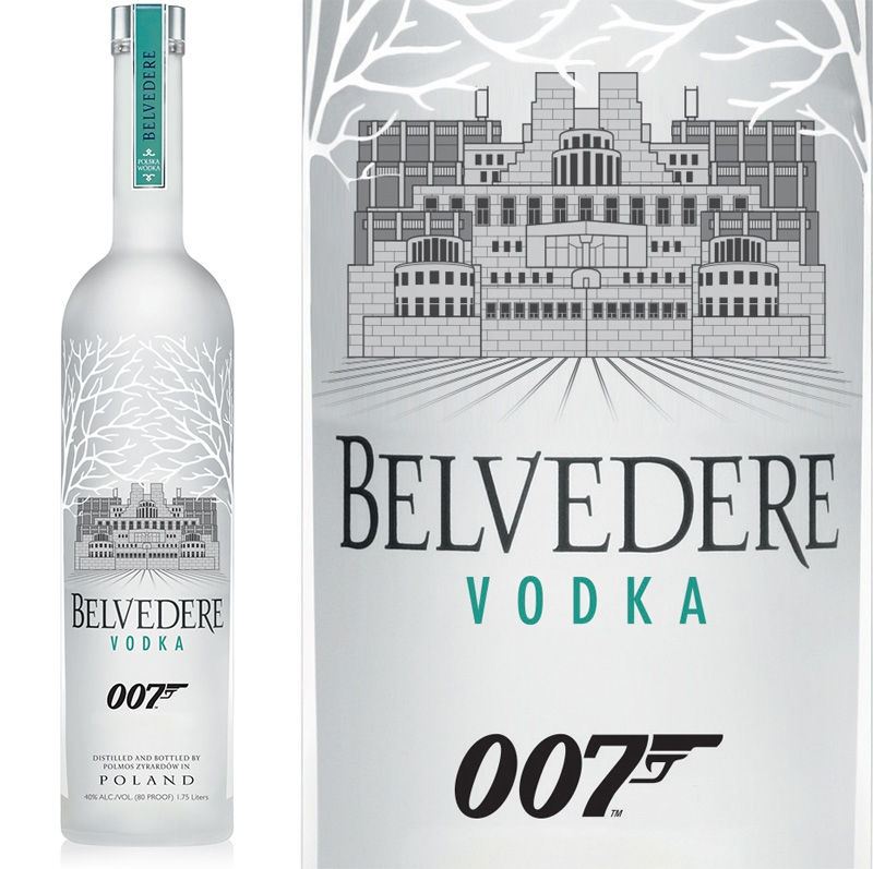 Belvedere Spectre 007 Special Edition Vodka Gift Set With 2 Glasses 1.75L -  M & M Liquor and Market