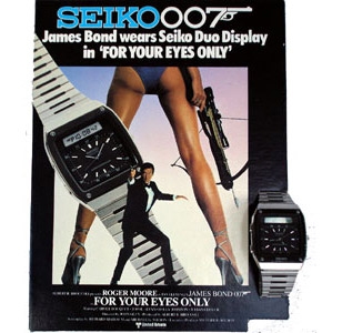 Den aktuelle Optagelsesgebyr sokker Seiko H357 5040 Duo Display | Bond Lifestyle