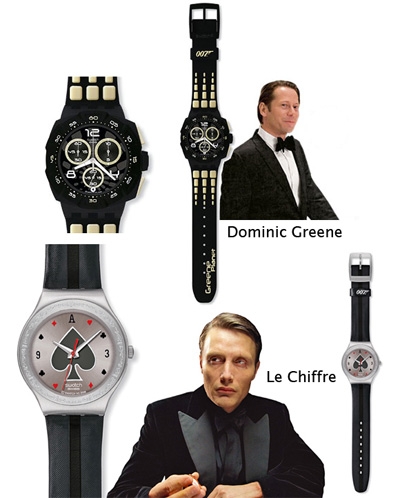 james bond swatch watch