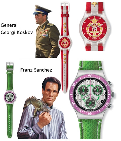 swatch 007 villain collection