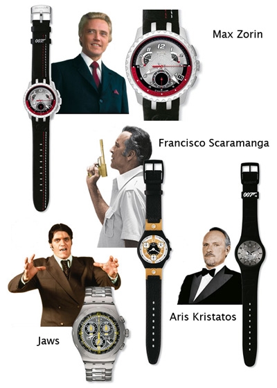 007 swatch villain collection ebay