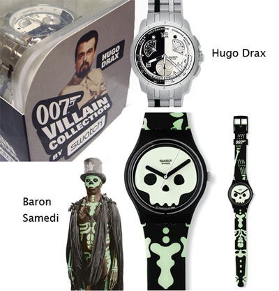 007 swatch villain collection ebay