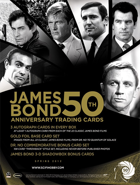 JAMES BOND 007 50th ANNIVERSARY SERIES 2 Complete Trading Card Set of 99 2012 