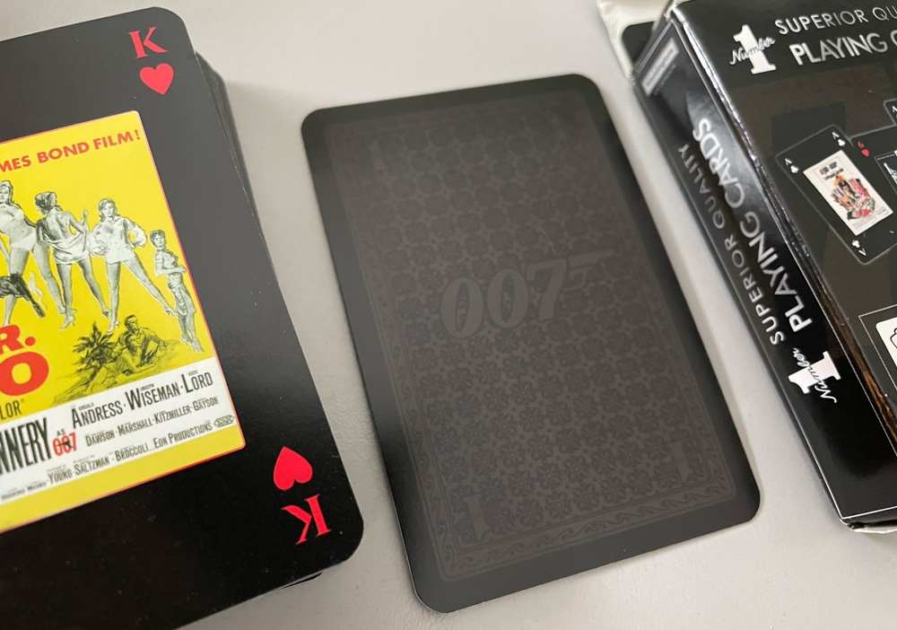 Number 1 Playing Cards James Bond 007 Edition Card Game Poker Cards Game 
