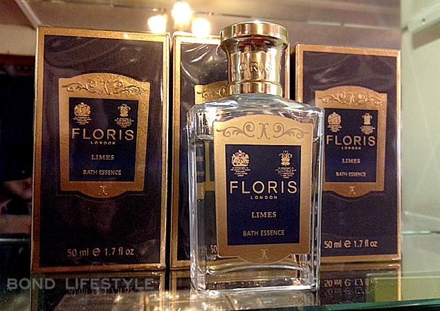 Floris Limes Bath Essence in the Floris store on 89 Jermyn Street, London (April 2013)