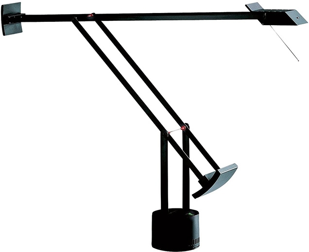 The Artemide Tizio Table Lamp 50 in black
