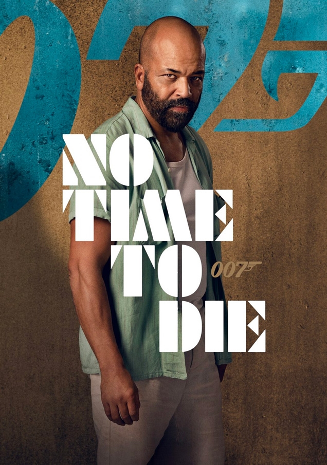 Jeffrey Wright as Felix Leiter wears the Beams Plus Colour Slub Yarn Vacation Shirt on the No Time To Die character poster