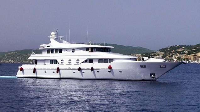 Northern Cross yacht, which featured as Manticore in the James Bond film GoldenEye