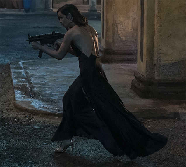 Paloma (Ana de Armas) in action in No Time To Die