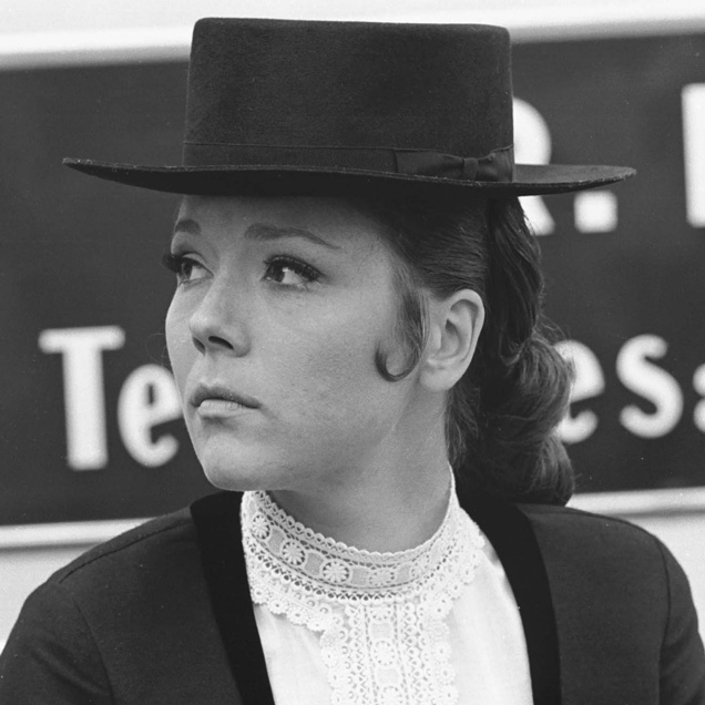 Diana Rigg as Tracy Vicenzo in On Her Majesty's Secret Service.