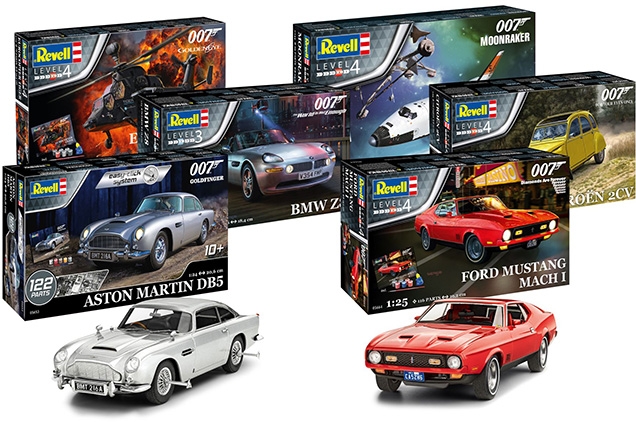 Revell James Bond model kits, released in 2023