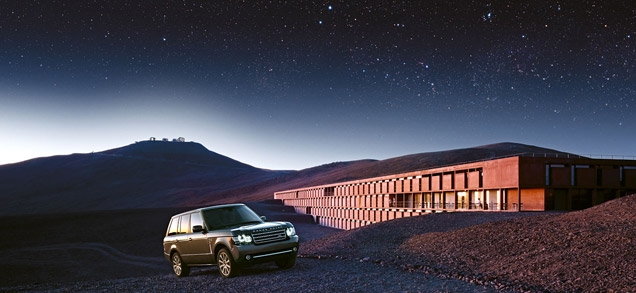 In 2012, ESO’s Paranal Observatory was portrayed worldwide by Land Rover in this advertising shot