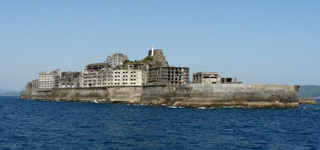 Hashima Island, commonly called Gunkanjima (meaning Battleship Island), is one among 505 uninhabited islands in the Nagasaki Prefecture about 15 kilometers (9 miles) from Nagasaki itself.