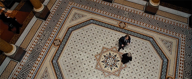 M and Tanner in the Reform Club in Quantum of Solace.