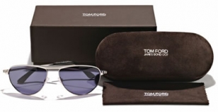 Tom Ford 108 James Bond sunglasses with James Bond branded packaging