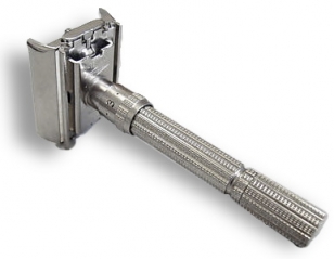 A Gillette Slim Razor is used by Bond in the movie Goldfinger