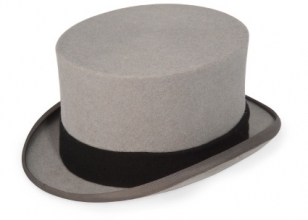 Lock & Co. Hatters dove grey felt top hat