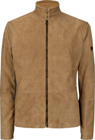 Matchless Craig Blouson suede jacket with black zipper and side pockets