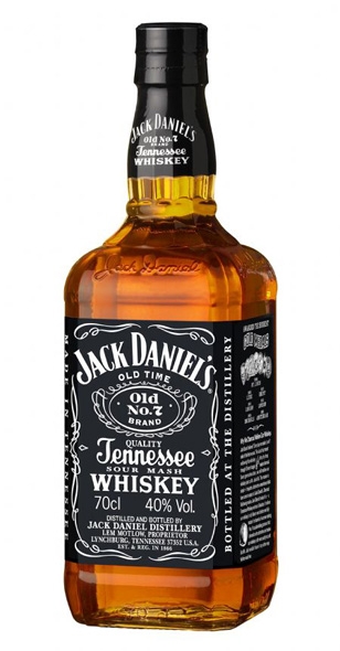 Jack Daniel's bottle as seen in M's office in GoldenEye