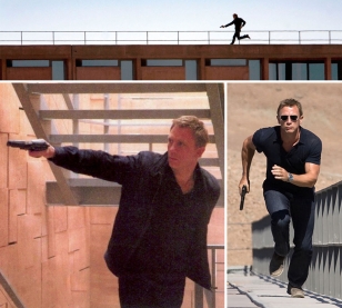 The SIG Sauer P226 is clearly visible and used as Bond and Camille attack the Perla de las Dunas hotel in Quantum of Solace 