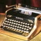 Ian Fleming's golden Royal typewriter