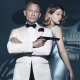 SPECTRE standee art with James Bond and Dr Madeleine Swann