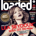 Léa Seydoux on cover of Loaded magazine