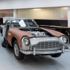 The Aston Martin DB5 Goldfinger DB5 Continuation Car has real working gadgets