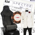 Aston Martin DBS Chair and Tom Ford SPECTRE suit on auction at Julien's
