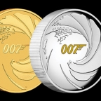 The Perth Mint releases gold and silver coins celebrating James Bond 007